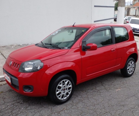 Fiat Uno 1.0 FIRE EVO Vivace VERMELHO COMPLETO.