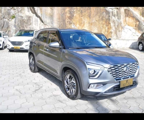 Hyundai Creta PLATINUM 1.0 TURBO AT - Cinza - 2024/2024