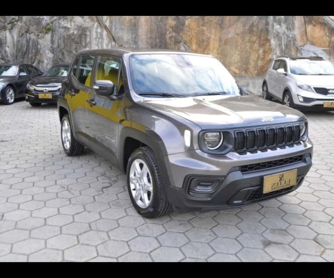 Jeep Renegade T270 1.3 TURBO AT  - Cinza - 2023/2024