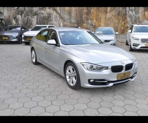 BMW 320i 2.0 ACTIVEFLEX GP TURBO AT - Prata - 2013/2014