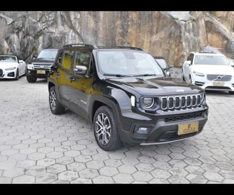 Jeep Renegade LONGITUDE T270 1.3 TURBO AT - Preta - 2022/2022