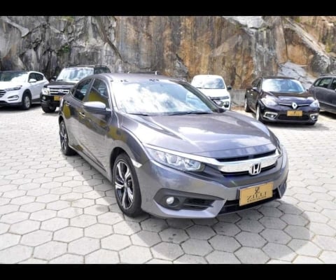 Honda Civic EX 2.0 AT - Cinza - 2018/2018