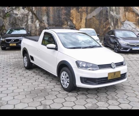 Volkswagen Saveiro 1.6 CS - Branca - 2013/2014