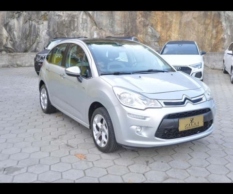 Citroën C3 EXCLUSIVE 1.6 MT  - Prata - 2013/2014