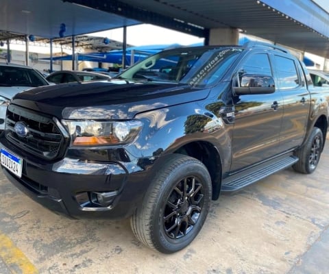 FORD RANGER XLS BLACK  2.2 DIESEL  4X2 AUTOMATICA  2021/2022 KM BAIXO LACRADA DOC OK 