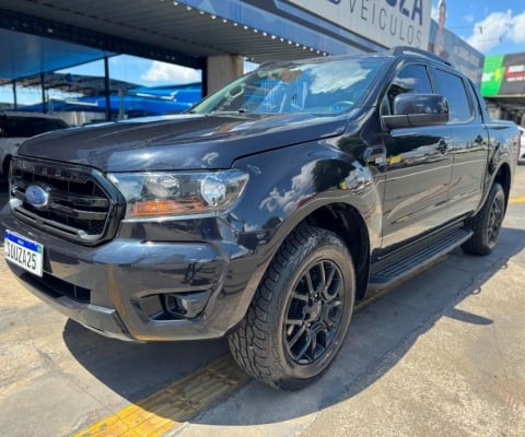 FORD RANGER XLS BLACK  2.2 DIESEL  4X2 AUTOMATICA  2021/2022 KM BAIXO LACRADA DOC OK 