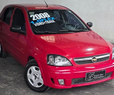 GM Corsa Hatch Vermelho VHC Barato Aceito Trocas e Financio - 2008