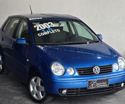 VW/ Polo 1.6 MI Completo Azul Mercato Aceito Trocas e Financio - 2003