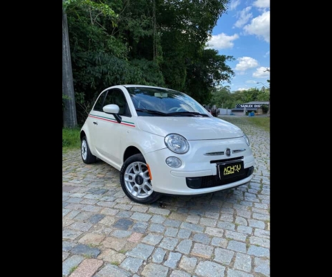 Fiat 500 Cult 1.4 Flex 8V EVO Dualogic  - Branca - 2012/2012