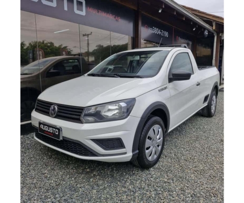 Volkswagen Saveiro Robust 1.6 Total Flex 8V  - Branca - 2018/2019