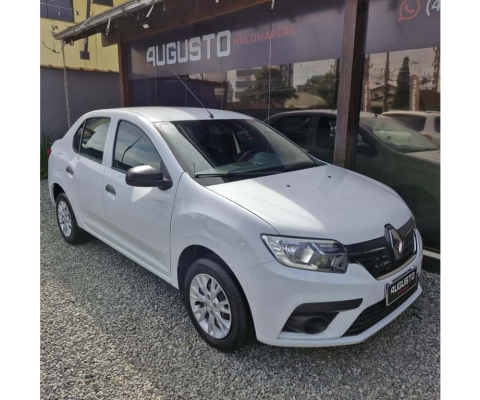 Renault Logan Life Flex 1.0 12V 4p Mec.  - Branca - 2022/2023