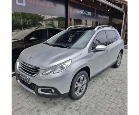 Peugeot 2008 Griffe 1.6 Flex 16V 5p Aut.  - Prata - 2016/2017