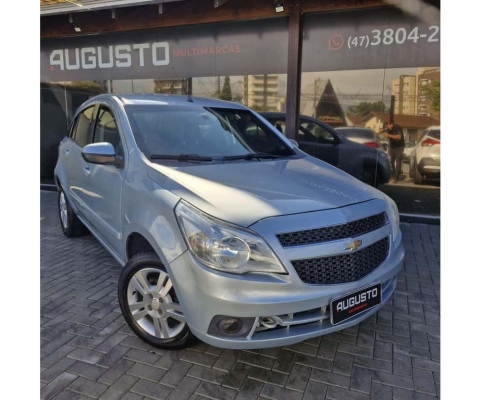 Chevrolet Agile LTZ 1.4 MPFI 8V FlexPower 5p  - Prata - 2010/2011