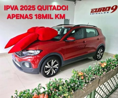 VOLKSWAGEN T-CROSS 200 TSI 1.0 FLEX 12V 5P AUT. 2024 BAIXA KM! IPVA 25 PAGO! 