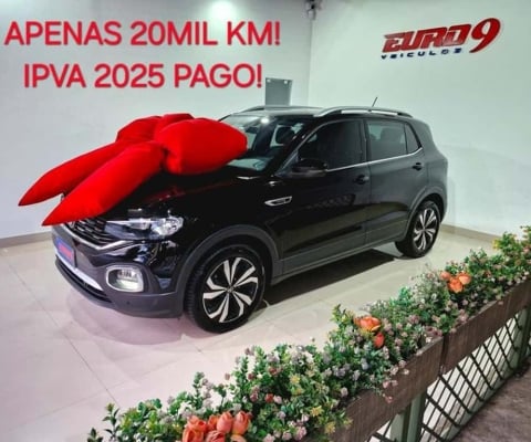 VOLKSWAGEN T-CROSS 250 TSI HIGHLINE AUT 2023. BAIXA KM! IPVA 2025 PAGO! 