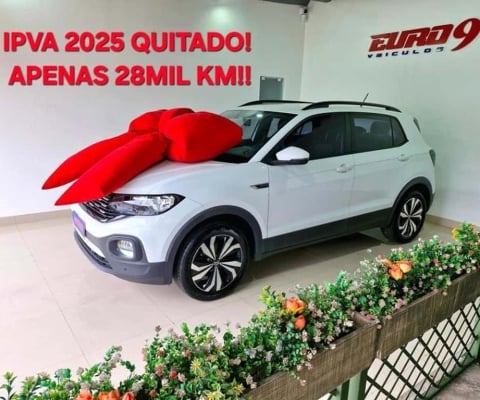 VOLKSWAGEN T-CROSS 200 TSI COMFORTLINE AUT 2023! IPVA 2025 PAGO! 