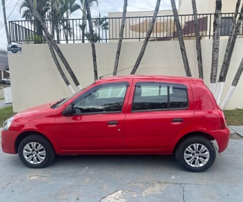 LINDISSIMO RENAULT CLIO 2015 EXPRESSION 1.0 FLEX 4 PORTAS VERMELHO COMPLETO!!!