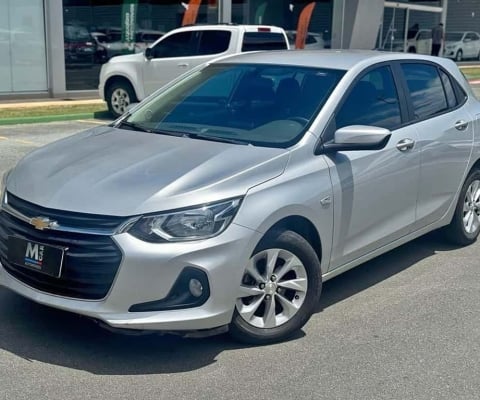 Chevrolet Onix HATCH LTZ 1.0 12V TB Flex - Prata - 2020/2020