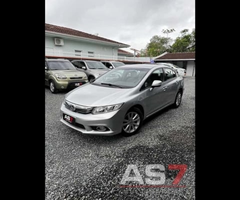 Honda Civic Sedan LXR 2.0 Flexone 16V Aut. 4p  - Prata - 2013/2014