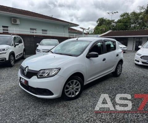 Renault Sandero Authentique Hi-Power 1.0 16V 5p - Branca - 2017/2017