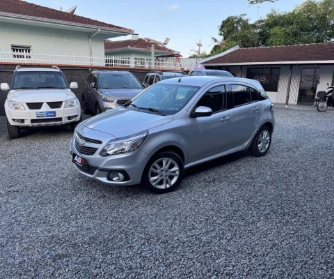 Chevrolet Agile LTZ 1.4 MPFI 8V FlexPower 5p  - Prata - 2013/2014