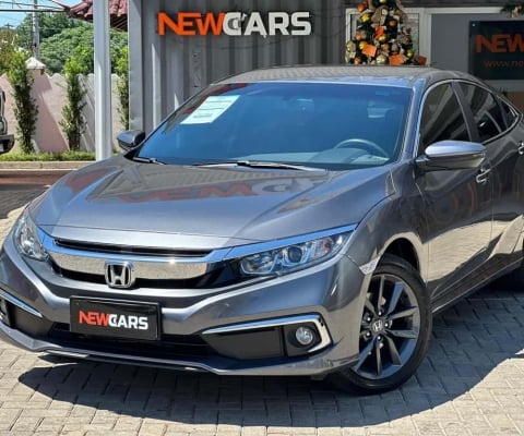 Honda Civic EX CVT - Cinza - 2021/2021