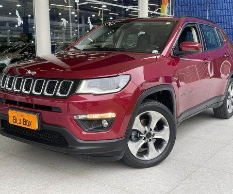 Jeep Compass LONGITUDE 2.0 4x2 Flex 16V Aut - Vermelha - 2017/2017