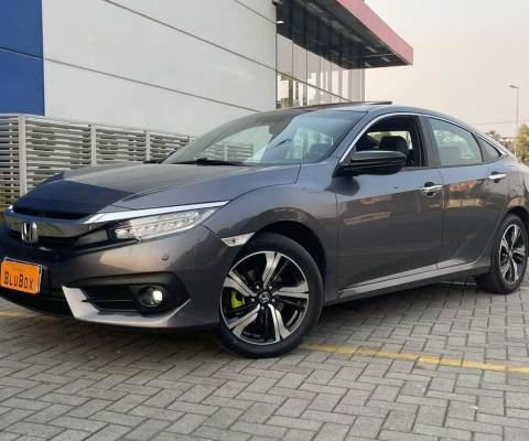 Honda Civic TOURING 1.5 Turbo 16V Aut.4p - Cinza - 2017/2017