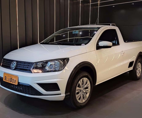 Volkswagen Saveiro Trendline 1.6 T.Flex 8V - Branca - 2021/2022