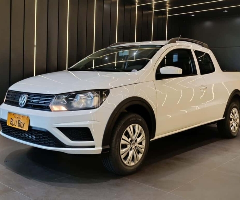 Volkswagen Saveiro Robust 1.6 Total Flex 8V CD - Branca - 2021/2022