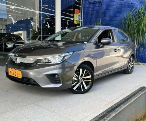 Honda City Hatchback Touring 1.5 Flex 16V Aut - Cinza - 2022/2022