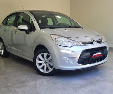 Citroen c3 Exclusive 2014 1.6 Flex Completo + Teto panoramico