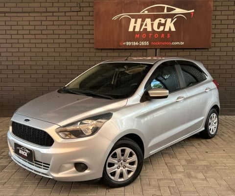 Ford KA 1.0 SE Plus TiVCT Flex 5p  - Prata - 2014/2015