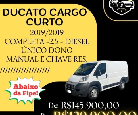 Ducato Cargo Curto 2.3 Completo 2019/2019