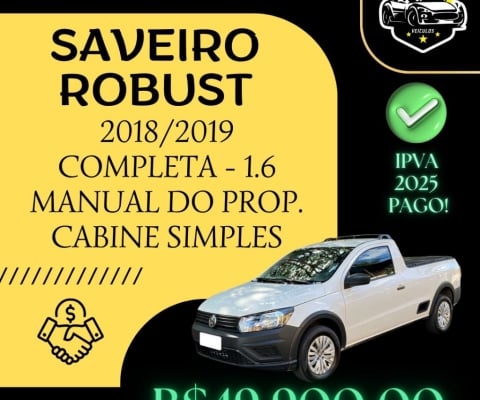 SAVEIRO ROBUST 1.6 COMPLETA 2018/2019