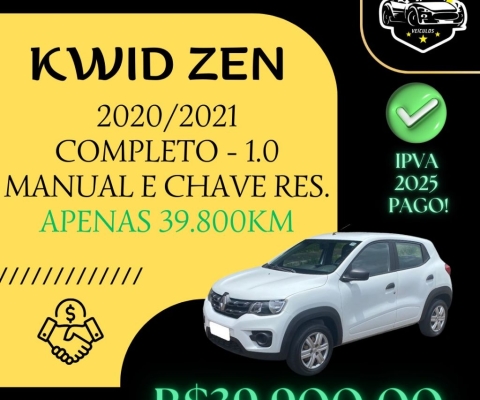 KWID ZEN 1.0 COMPLETO 2020/2021