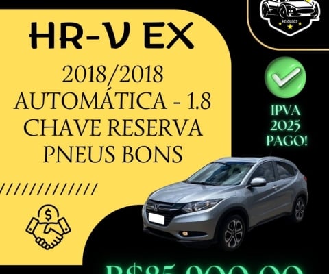 HR-V EX 1.8 AUTOMÁTICA 2018/2018