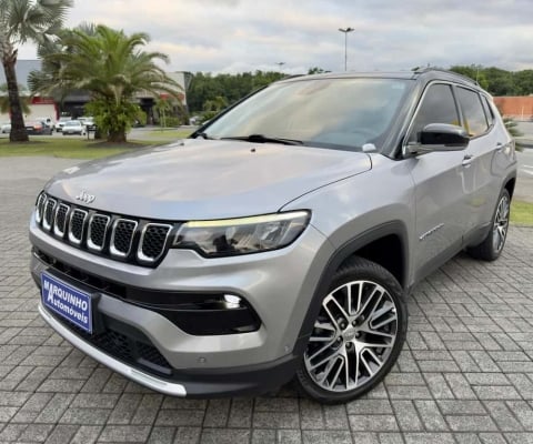 Jeep Compass LIMITED T270 1.3 TB Flex Aut  - Prata - 2021/2022