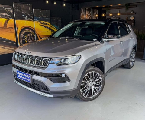 Jeep Compass LIMITED T270 1.3 TB Flex Aut  - Prata - 2021/2022