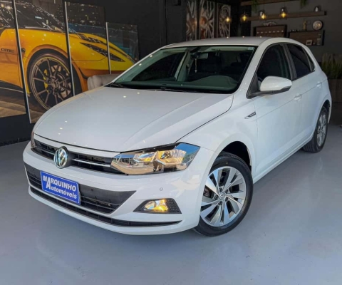 Volkswagen Polo Comfort. 200 TSI 1.0 Flex 12V Aut.  - Branca - 2018/2019