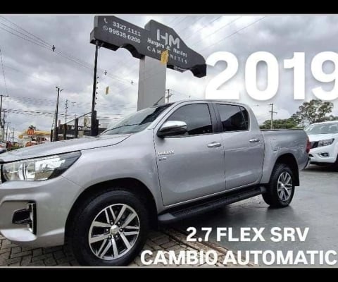 TOYOTA HILUX 2.7 VVT-I FLEX CD SRV 4X2 AUTOMÁTICO 2019