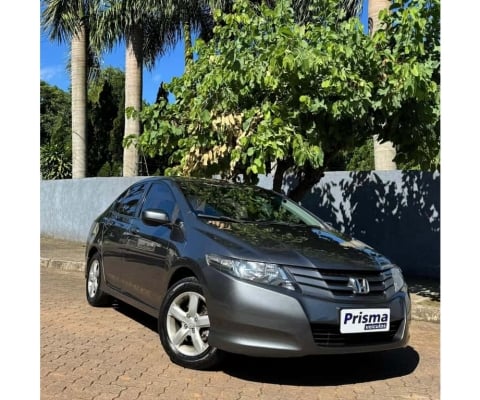 Honda City Sedan LX 1.5 Flex 16V 4p Mec.  - Cinza - 2009/2010