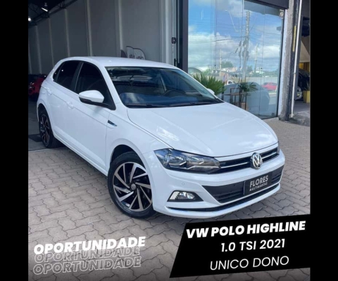 Volkswagen Polo Highline 200 TSI 1.0 Flex 12V Aut.  - Branca - 2021/2021