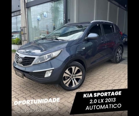 Kia Sportage LX 2.0 16V/ 2.0 16V Flex  Aut.  - Azul - 2012/2013