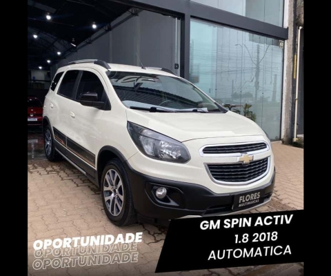 Chevrolet Spin ACTIV 1.8 8V Econo. Flex 5p Aut.  - Branca - 2018/2018