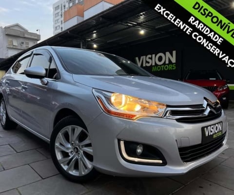 Citroën C4 LOUNGE Tendance 2.0 Flex 4p Aut. - Prata - 2015/2015