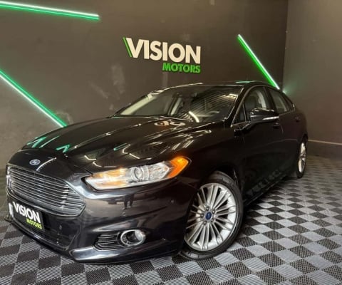 Ford Fusion Titanium 2.0 GTDI Eco. Awd Aut. *BLINDADO* - Preta - 2015/2015