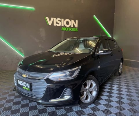 Chevrolet Onix HATCH PREMIER 2 1.0 TURBO Flex  - Preta - 2019/2020