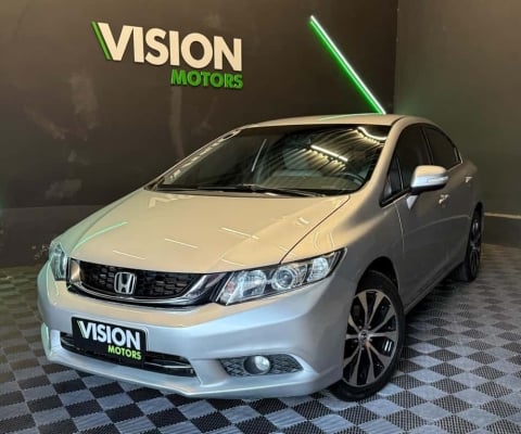 Honda Civic Sedan LXR 2.0 Flexone 16V Aut. 4p - Prata - 2015/2016