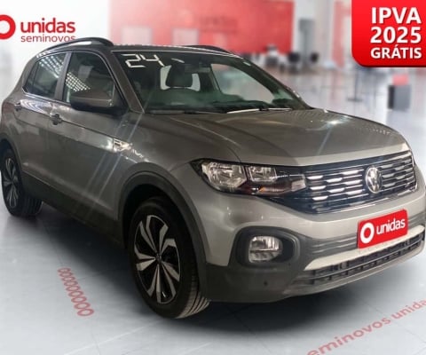 Volkswagen T-cross 2024 1.0 200 tsi total flex comfortline automático